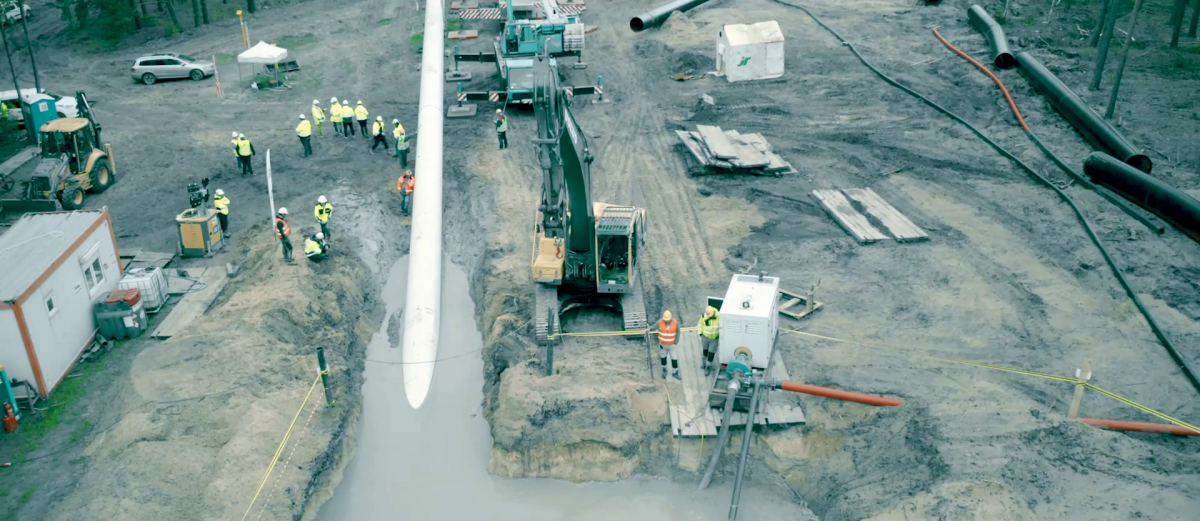 Przewiert HDD pod rzeką Obra | Projekt Baltic Pipe